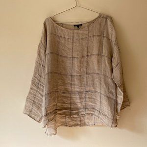 Eileen Fisher Organic Linen Top